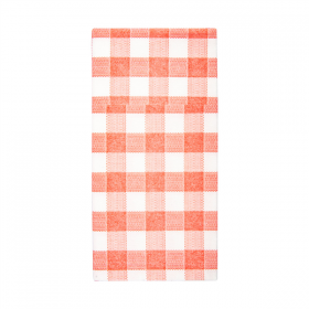 SERVIETTES KANGOUROU "LIKE LINEN - VICHY" 70 G/M2 40x40 CM ROUGE SPUNLACE (700 UNITÉ) - Garcia de Pou