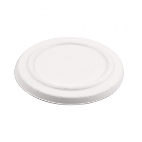 COUVERCLES POUR POTS 228.86 "BIONIC"  Ø 12x1,2 CM BLANC BAGASSE (500 UNITÉ) - Garcia de Pou