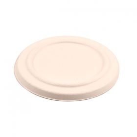 COUVERCLES POUR POTS 228.87 "BIONIC"  Ø 12x1,2 CM NATUREL BAGASSE (500 UNITÉ) - Garcia de Pou