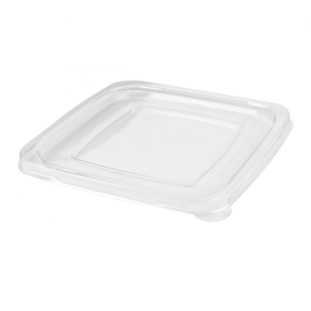 COUVERCLES BAS POUR 228.40/41/42 - 226.93/94/95 "BIONIC"  18,5x18,5x1,3 CM TRANSPARENT PET (400 UNITÉ) - Garcia de Pou