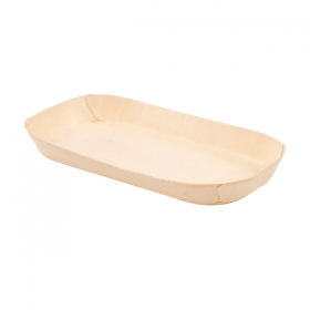 BARQUETTES RECTANGULAIRES "WOOD"  14,5x7x1,3 CM NATUREL BOIS (50 UNITÉ) - Garcia de Pou