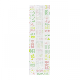 SACHETS BAGUETTE ROND AVEC FENÊTRE ECO "PAROLE" 32 G/M2 9+4,5x30 CM BLANC PARCH.INGRAISSABLE (250 UNITÉ) - Garcia de Pou