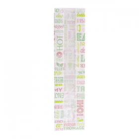 SACHETS BAGUETTE ROND AVEC FENÊTRE ECO "PAROLE" 32 G/M2 9+6x35 CM BLANC PARCH.INGRAISSABLE (250 UNITÉ) - Garcia de Pou