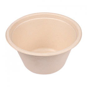 SALADIERS "BIONIC" 750 ML Ø15,5x8,4 CM NATUREL BAGASSE (600 UNITÉ) - Garcia de Pou