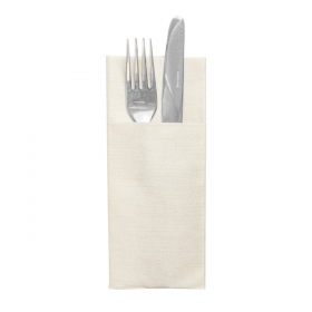 SERVIETTES "CANGURITO" "LIKE LINEN" 70 G/M2 33x40 CM CREME SPUNLACE (700 UNITÉ) - Garcia de Pou