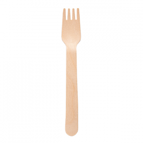 FOURCHETTES  14 CM NATUREL BOIS (100 UNITÉ) - Garcia de Pou