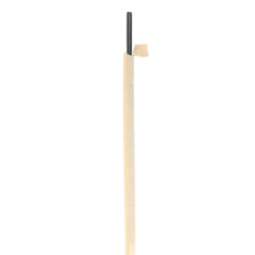 PAILLES ENVELOPPÉES  Ø0,80x20 CM NOIR PAPIER (3000 UNITÉ) - Garcia de Pou