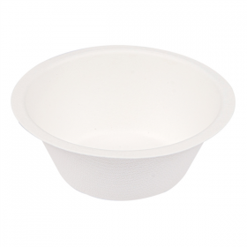 BOLS "BIONIC" 250 ML Ø11,4x4,4 CM BLANC BAGASSE (1500 UNITÉ) - Garcia de Pou