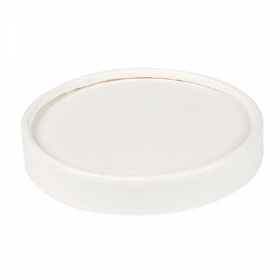 COUVERCLES POTS À GLACES 180 ML 280 + 18 PE G/M2 Ø8,7 CM BLANC CARTON (1000 UNITÉ) - Garcia de Pou