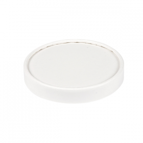 COUVERCLES POTS À GLACES 240 ML 280 + 18 PE G/M2 Ø9,4 CM BLANC CARTON (1000 UNITÉ) - Garcia de Pou