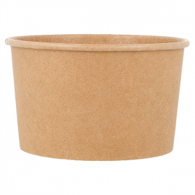 POTS À GLACES 300 ML 250 + 18 PE G/M2 Ø10x5,5 CM NATUREL CARTON (2000 UNITÉ) - Garcia de Pou