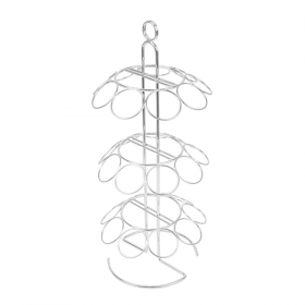 DISPLAY 27 CÔNES "ARTINOX"  Ø18x42,5 CM ARGENTE METAL (1 UNITÉ) - Garcia de Pou