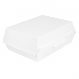 BOÎTES "LUNCH BOX" "THEPACK" 230 G/M2 22,5x17x8,5 CM BLANC CARTON ONDULÉ NANO-MICRO (300 UNITÉ) - Garcia de Pou