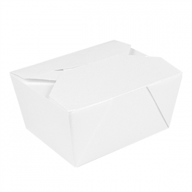 BOÎTES AMÉRICAINES "THEPACK" 780 ML 230 + 12PP G/M2 11,3x9x6,3 CM BLANC CARTON ONDULÉ NANO-MICRO (500 UNITÉ) - Garcia de Pou