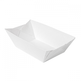 BARQUETTES "THEPACK" 240 G 230 G/M2 8,5x5x4 CM BLANC CARTON ONDULÉ NANO-MICRO (1800 UNITÉ) - Garcia de Pou