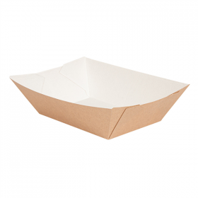 BARQUETTES "THEPACK" 1440 G 220 G/M2 13,5x8,5x6,2 CM NATUREL CARTON ONDULÉ NANO-MICRO (600 UNITÉ) - Garcia de Pou