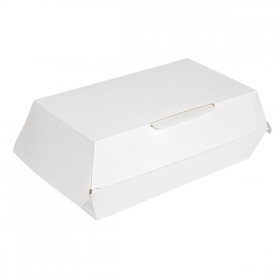 BOÎTES "LUNCH BOX" "THEPACK" 230 G/M2 22x13x7,5 CM BLANC CARTON ONDULÉ NANO-MICRO (300 UNITÉ) - Garcia de Pou