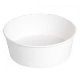 POTS SALADIERS 1300 ML 337 G/M2 + PE Ø 18,7/16x7 CM BLANC CARTON (300 UNITÉ) - Garcia de Pou