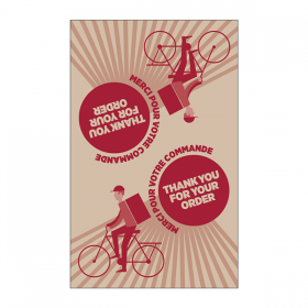 ETIQUETTES ADHESIVES  5x8 CM NATUREL KRAFT (1000 UNITÉ) - Garcia de Pou