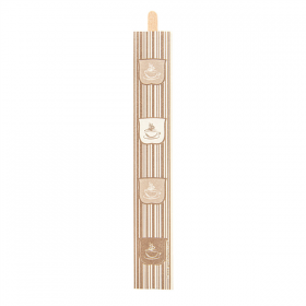 AGITATEURS CAFÉ EN SACHET OUVERTE  0,6x14x0,1 CM NATUREL BOIS (100 UNITÉ) - Garcia de Pou
