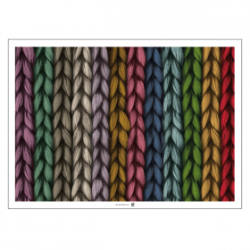 SETS DE TABLE OFFSET "TRICOT" 70 G/M2 31x43 CM QUADRICHROMIE PAPIER (2000 UNITÉ) - Garcia de Pou