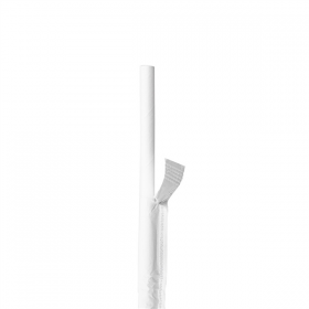 PAILLES ENVELOPPÉES  Ø0,80x20 CM BLANC PAPIER (3000 UNITÉ) - Garcia de Pou