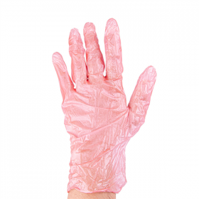 GANTS AVEC TALC  SIZE: S ROUGE PVC (100 UNITÉ) - Garcia de Pou
