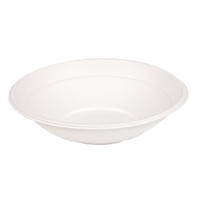 BOLS "BIONIC" 700 ML Ø 19,6x4,8 CM BLANC BAGASSE (400 UNITÉ) - Garcia de Pou