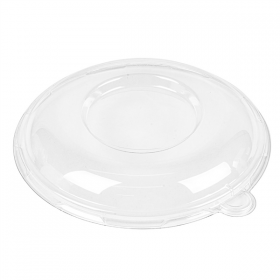 COUVERCLES HAUTS POUR RÉFÉRENCES 251.61/62/64/65 "BIONIC"  Ø 21,4x1 CM TRANSPARENT PET (400 UNITÉ) - Garcia de Pou