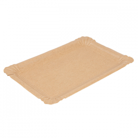 PLATEAUX PÂTISSERIE - PETITS  300 G/M2 20x13 CM NATUREL KRAFT (250 UNITÉ) - Garcia de Pou
