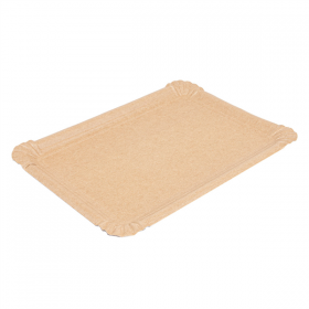PLATEAUX PÂTISSERIE - PETITS  340 G/M2 23x17 CM NATUREL KRAFT (250 UNITÉ) - Garcia de Pou