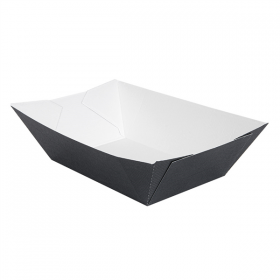 BARQUETTES "THEPACK" 1440 G 230 G/M2 13,5x8,5x6,2 CM NOIR CARTON ONDULÉ NANO-MICRO (600 UNITÉ) - Garcia de Pou