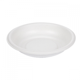 MINI BOLS "BIONIC"  Ø 7,7x1,5 CM BLANC BAGASSE (2000 UNITÉ) - Garcia de Pou