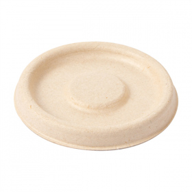 COUVERCLES POUR POTS 150.17 "BIONIC"  Ø 6,2 CM NATUREL BAGASSE (1000 UNITÉ) - Garcia de Pou