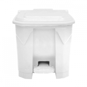 CONTENEUR AVEC COUVERCLE 30 L 43x40x43 CM BLANC PP (1 UNITÉ) - Garcia de Pou