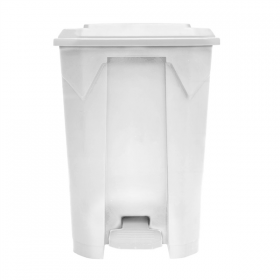 CONTENEUR AVEC COUVERCLE 80 L 49x43x71 CM BLANC PP (1 UNITÉ) - Garcia de Pou