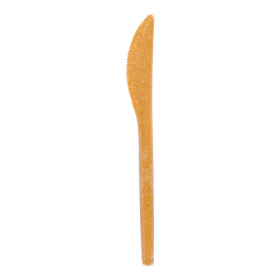 COUTEAUX  17 CM NATUREL FIBRE DE BOIS (80 UNITÉ) - Garcia de Pou