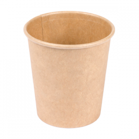 PETITS POTS 120 ML (4 oz) 210 + 18 PE G/M2 Ø6,15/4,5x6,5 CM MARRON CARTON (1000 UNITÉ) - Garcia de Pou