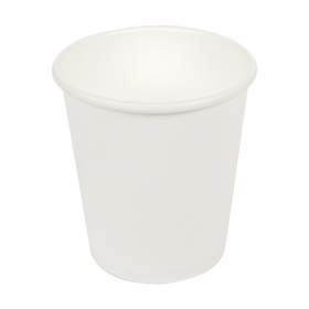 PETITS POTS 120 ML (4 oz) 210 + 18 PE G/M2 Ø6,15/4,5x6,5 CM BLANC CARTON (1000 UNITÉ) - Garcia de Pou