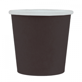 PETITS POTS 90 ML (3 oz) 210 + 18 PE G/M2 Ø6,15/4,55x5,8 CM NOIR CARTON (1000 UNITÉ) - Garcia de Pou