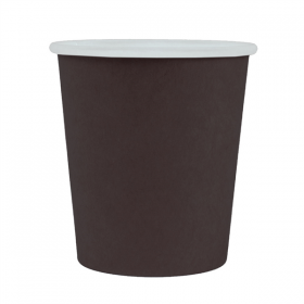 PETITS POTS 120 ML (4 oz) 210 + 18 PE G/M2 Ø6,15/4,5x6,5 CM NOIR CARTON (1000 UNITÉ) - Garcia de Pou