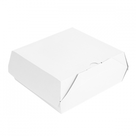 BOÎTES "LUNCH BOX" PAPERLOCK "THEPACK" 220 G/M2 21x20,5x8 CM BLANC CARTON ONDULÉ NANO-MICRO (300 UNITÉ) - Garcia de Pou