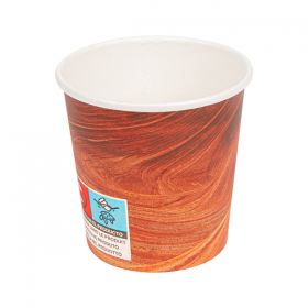 GOBELETS BOISSONS CHAUDES 1 PAROI "ARIZONA" 120 ML 230 + 18 PE G/M2 Ø6,2/4,5x6 CM MARRON CARTON (1000 UNITÉ) - Garcia de Pou