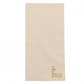 SERVIETTES P.1/8 "ECO-BAMBOO" 70 G/M2 40x40 CM NATUREL BAMBOU (600 UNITÉ) - Garcia de Pou