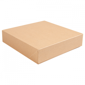 RÉCIPIENTS SUSHI "THEPACK" 220 G/M2 23x23x5 CM MARRON CARTON ONDULÉ NANO-MICRO (300 UNITÉ) - Garcia de Pou