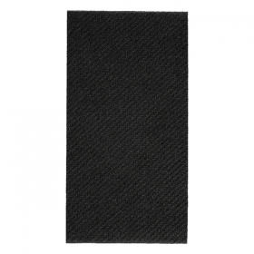 SERVIETTES P. 1/8  55 G/M2 50x50 CM NOIR AIRLAID (400 UNITÉ) - Garcia de Pou