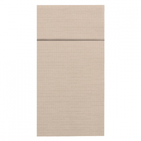 SERVIETTES P. 1/8 "LIKE LINEN" 70 G/M2 50x50 CM CHOCOLAT SPUNLACE (400 UNITÉ) - Garcia de Pou