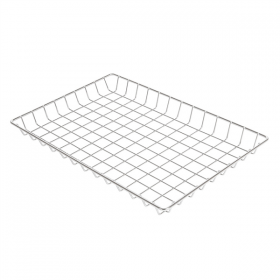 BASKET RECTANGULAIRE "ARTINOX"  30,5x20x2,5 CM ARGENTE INOX (1 UNITÉ) - Garcia de Pou