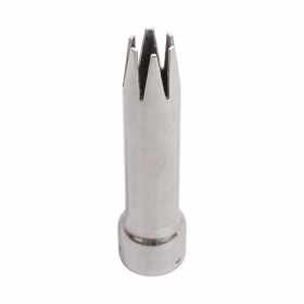 BUSE POUR SIPHON CRÈME, DROITS   ARGENTE INOX (25 UNITÉ) - Garcia de Pou