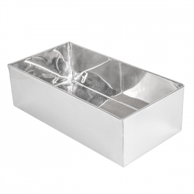 BOÎTE POUR BUFFET "ARTINOX"  26,3x13x8 CM ARGENTE INOX (1 UNITÉ) - Garcia de Pou